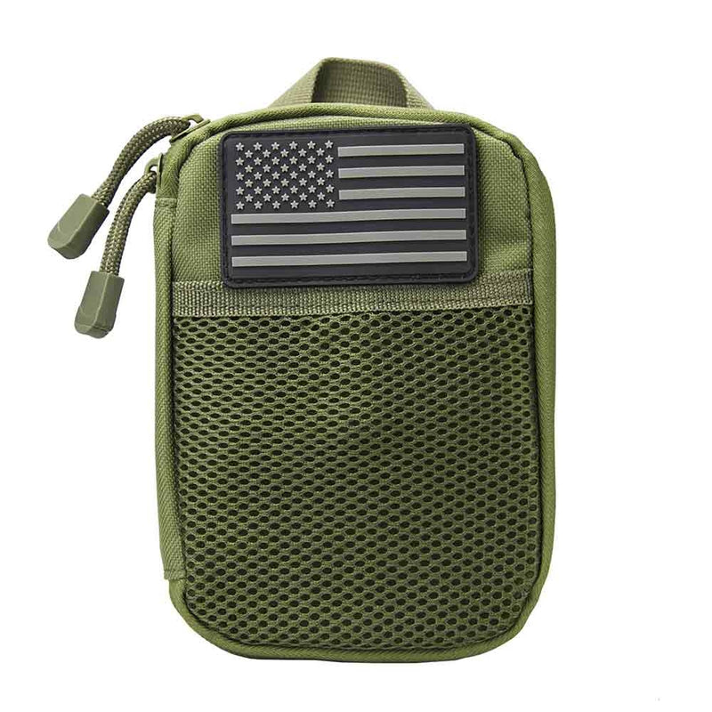 VISM Molle Utility Pouch with U.S. Patch Green