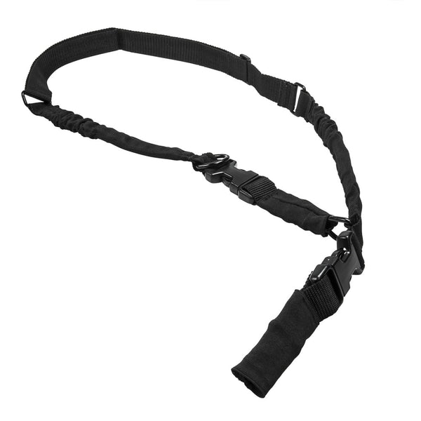 VISM by NcSTAR AARS21PB 2 POINT OR 1 POINT SLING WITH METAL SPRING CLIPS - BLACK