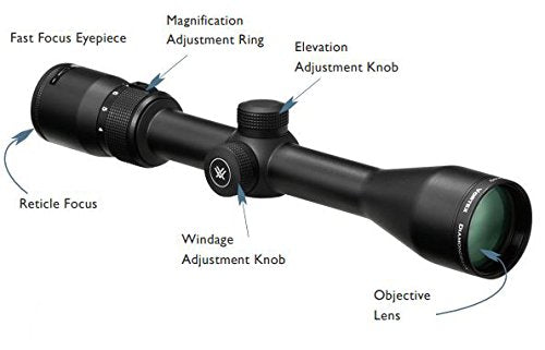 Vortex Optics Diamondback 4-12x40 Second Focal Plane Riflescope - Dead-Hold BDC Reticle (MOA)