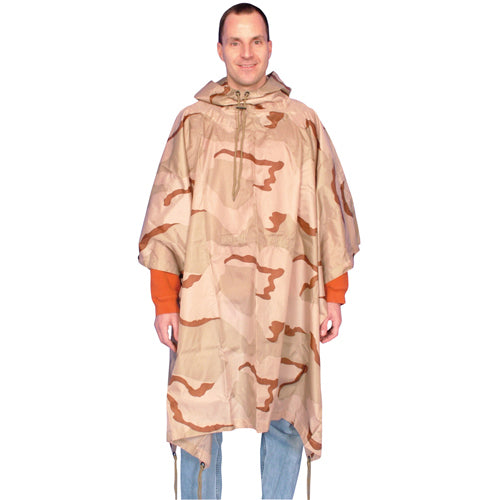 Fox Tactical Ripstop Poncho 3 color desert