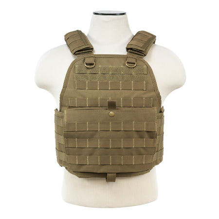 VISM by NcSTAR CVPCV2924T PLATE CARRIER VEST/DIGITAL TAN