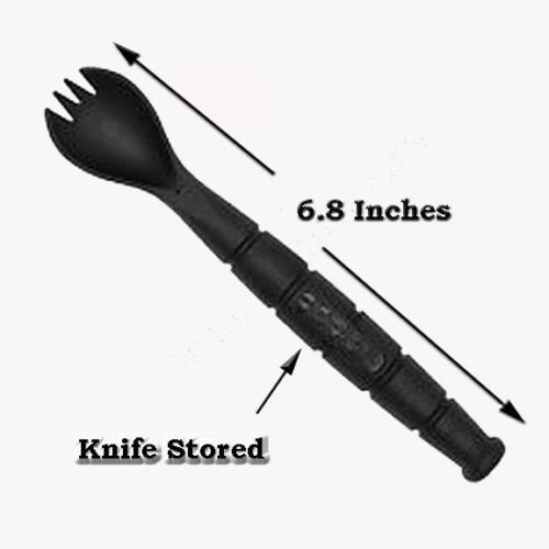 Ka-Bar Military Spork & Bottle Opener - Spoon Fork Knife Combo