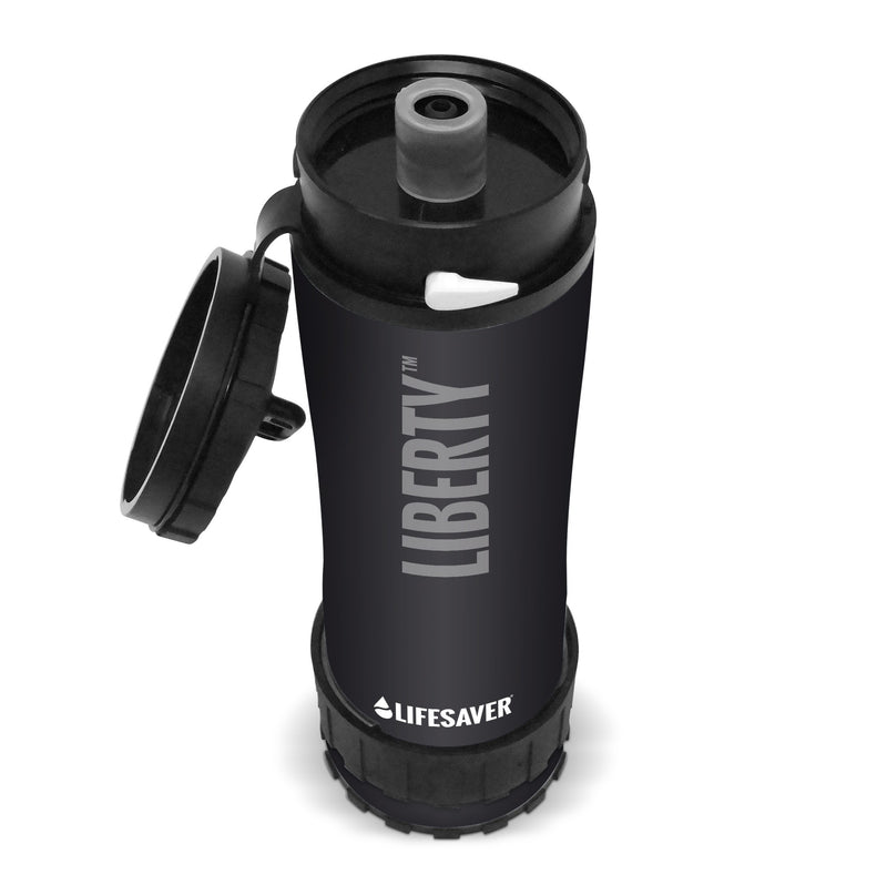 LifeSaver Liberty Water Filtration Bottle 2000UF - Black