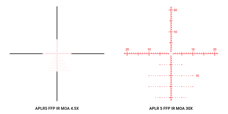 Athlon Optics ARES ETR 4.5-30x56 Direct Dial Side Focus 34mm FFP APLR5 IR MOA