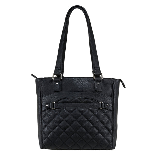 VISM by NcSTAR Concealed Carry Tote Bag BWH001 Quilted Tote Black