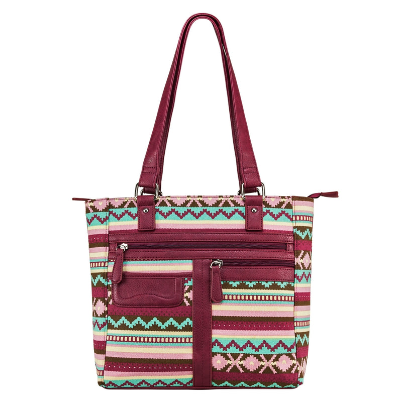 VISM by NcSTAR Concealed Carry Tote Bag BWJ003 Printed Tote Burgundy