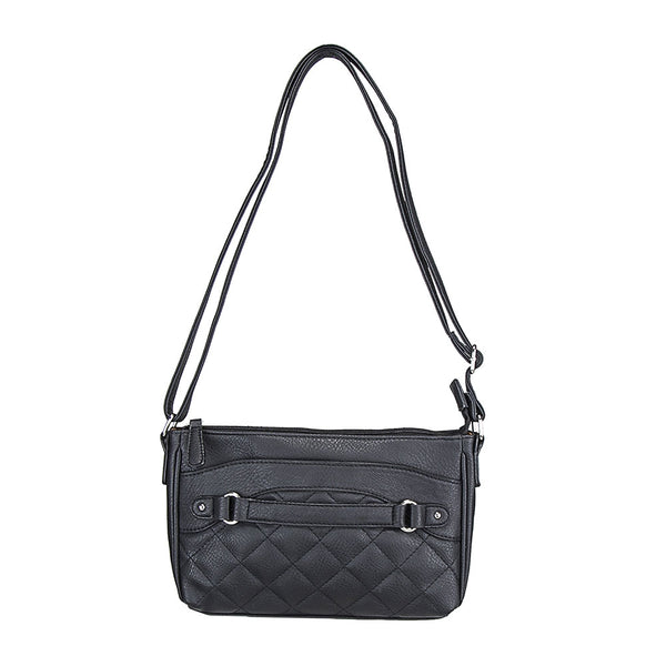 VISM by NcSTAR Concealed Carry BWS001 Quilted Crossbody Bag Black