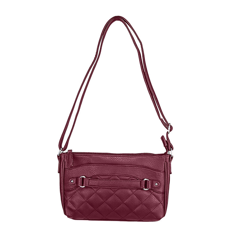 VISM by NcSTAR Concealed Carry BWS003 Quilted Crossbody Bag Red