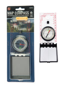 SE CC45-6 Map Compass With Sighting Mirror Glowing Markers & Lanyard