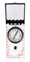 SE CC45-6 Map Compass With Sighting Mirror Glowing Markers & Lanyard