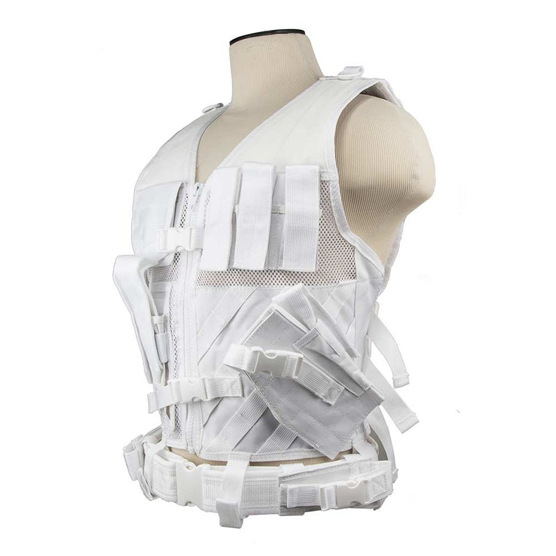 VISM by NcSTAR CTV2916WH Tactical Vest M-XL White