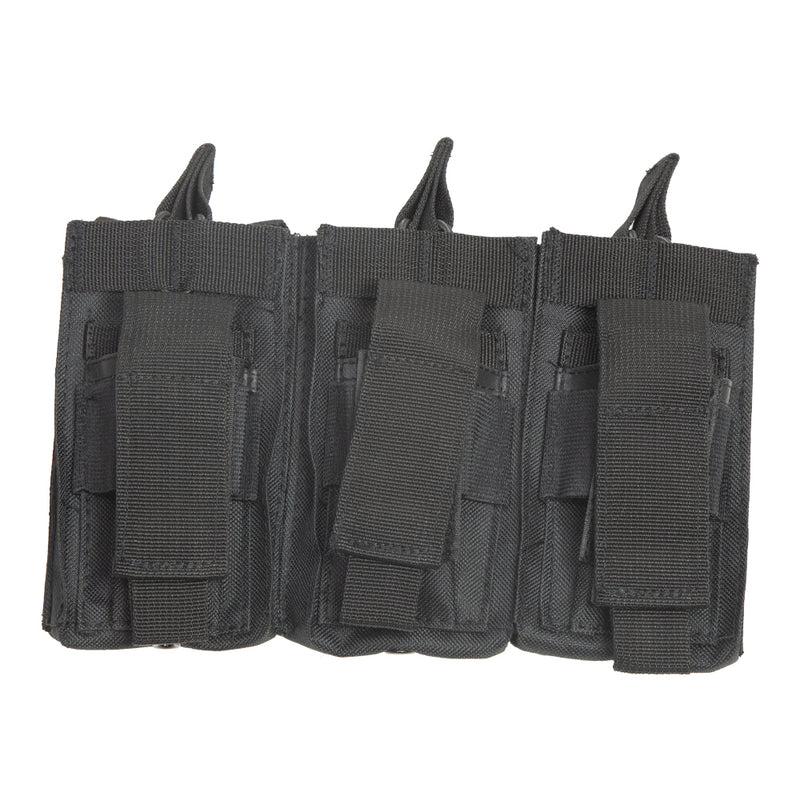 VISM by NcSTAR Triple AR/Pistol Mag Pouch - BLACK