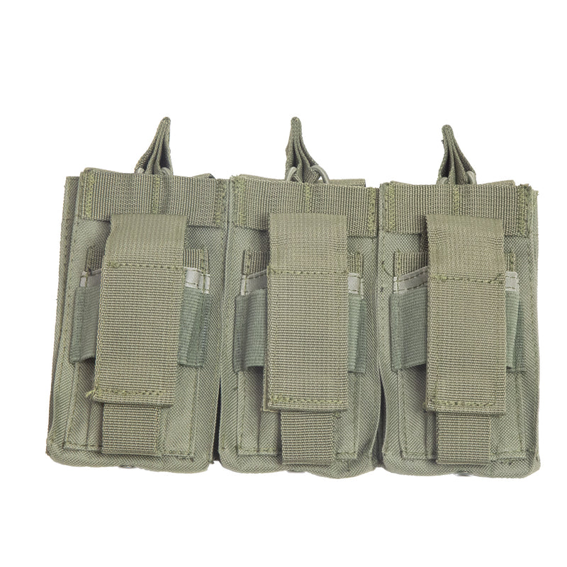 VISM by NcSTAR Triple AR/Pistol Mag Pouch - GREEN