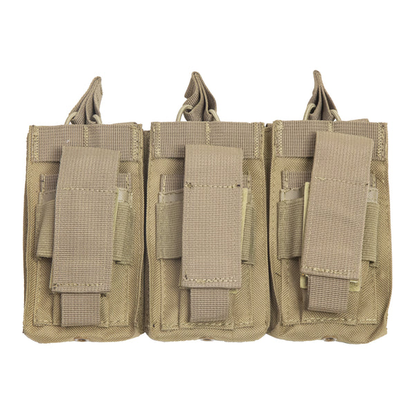 VISM by NcSTAR Triple AR/Pistol Mag Pouch - TAN
