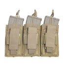 VISM by NcSTAR Triple AR/Pistol Mag Pouch - TAN