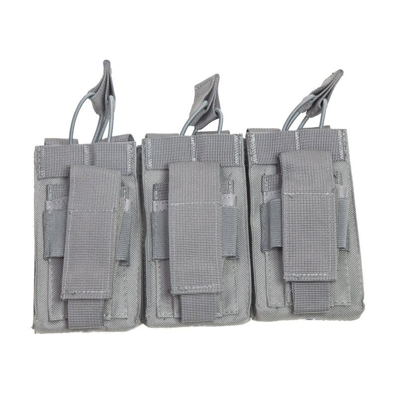 VISM by NcSTAR Triple AR/Pistol Mag Pouch - URBAN GRAY