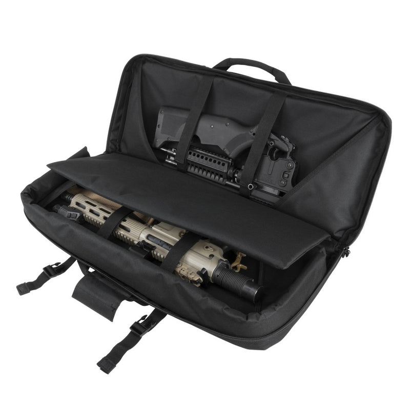 VISM by NcSTAR CVCPD2962B-28 DELUXE SUBGun AR AK CASE WITH 3 ACCESSORY POCKETS (28"L X 13"H)/ BLACK
