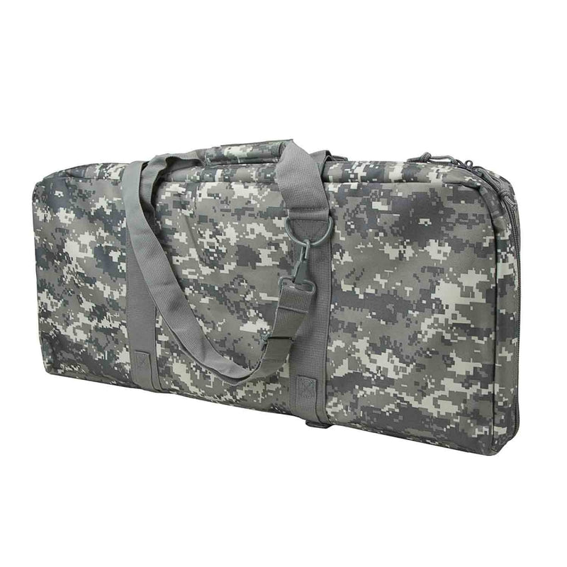VISM by NcSTAR CVCPD2962D-28 DELUXE CASE WITH 3 ACCESSORY POCKETS (28"L X 13"H) DIGITAL CAMO Closed Image
