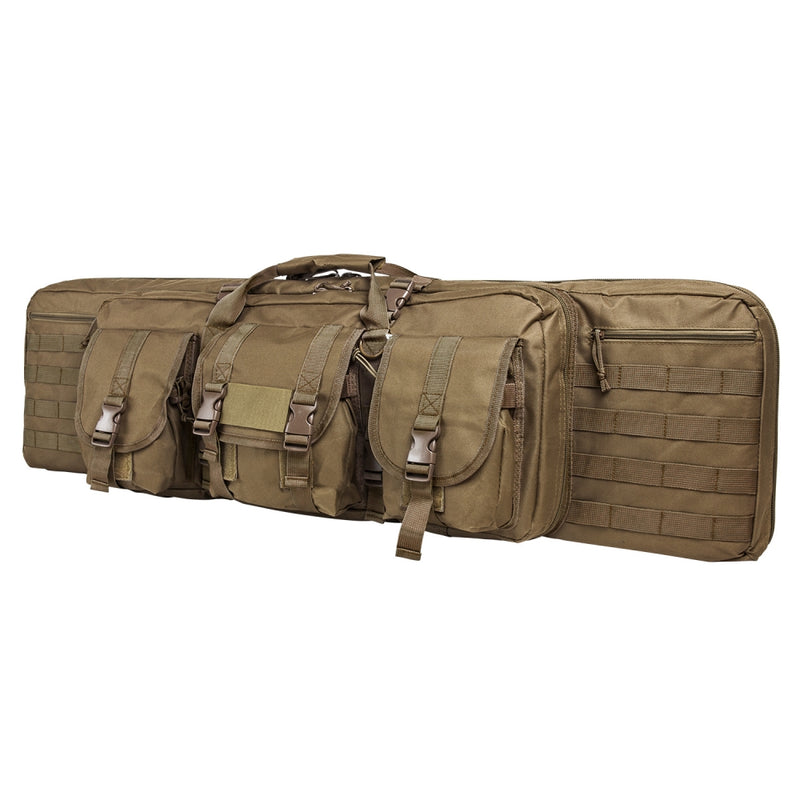 VISM by NcSTAR CVDC2946T-42 Double Carbine Case Tan 42 Inches