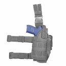VISM by NcSTAR CVDLHOL2955D DROP LEG TACTICAL HOLSTER/ URBAN GREY