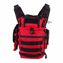 VISM by NcSTAR CVFRB2918R PVC First Responders Utility Bag Red with Black Trim