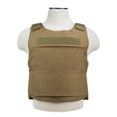 VISM by NcSTAR CVPCVDC2975G Discreet Plate Carrier (8"X10" Armor Panel Pocket)/ XSM-SM) TAN