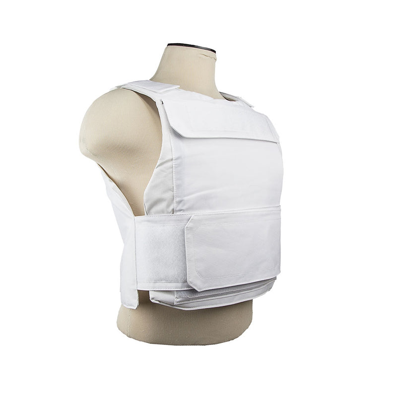 VISM by NcSTAR CVPCVD2975WH Discreet Plate Carrier (UP TO 11"x14" Armor Plate Pocket) MED-2XL White