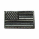 NcStar USA Flag Morale Patch Black Embroidered