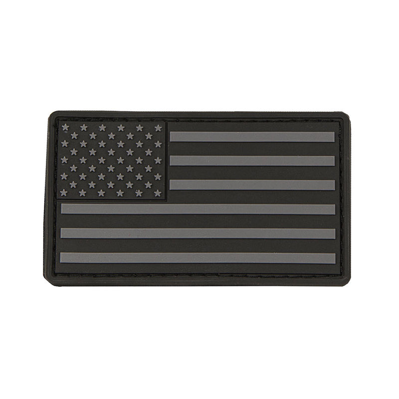 NcStar USA Flag Morale Patch Black PVC