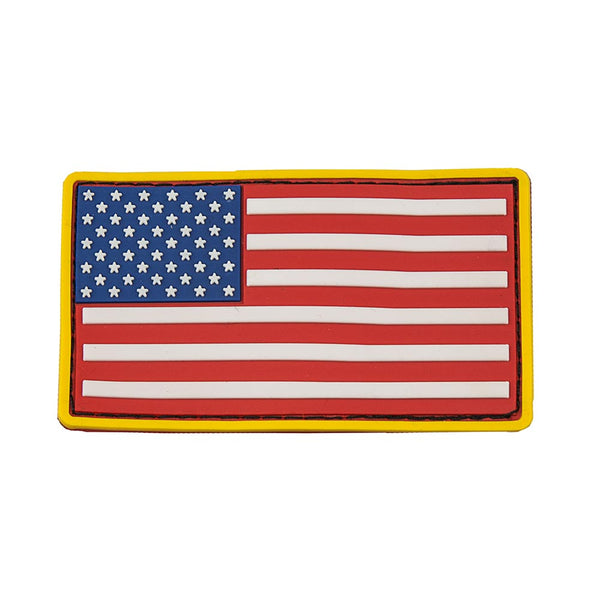 NcStar USA Flag Morale Patch Red Whtie & Blue PVC