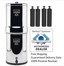 Crown Berkey CRN8X4-BB 6 Gal. Water Purifier With 4 Filters