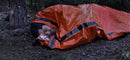 SE EB122OR Orange Heavy Duty Emergency Aluminized PE Sleeping Bag 84" x 36"