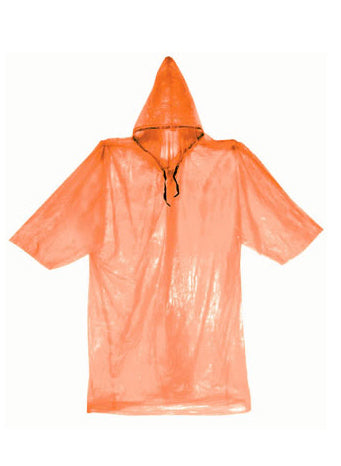 SE EP11A-OR Emergency Poncho - Orange