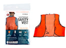SE EP122OR-DP Disposable Safety Vest (Orange), PVC, Water Resistant, One Size Fits Most