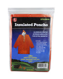 SE EP5650OR Emergency Poncho Aluminum Coated Insulated - Orange