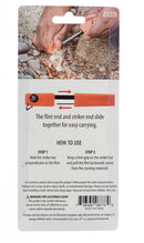 SE FS379 3-in-1 Firestarter with Ball Keychain (Compass, Flint & Striker & Whistle)