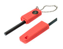 SE FS379 3-in-1 Firestarter with Ball Keychain (Compass, Flint & Striker & Whistle)