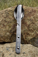 SE 4-IN-1 Stainless Steel Utensil Set Spoon Fork Knife Bottle Opener