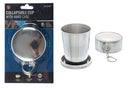 SE OD-CG262C Survivor Series Stainless Steel Collapsible Cup with Hard Case (4.7 fl. oz.)