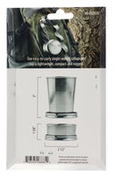 SE OD-CG262C Survivor Series Stainless Steel Collapsible Cup with Hard Case (4.7 fl. oz.)