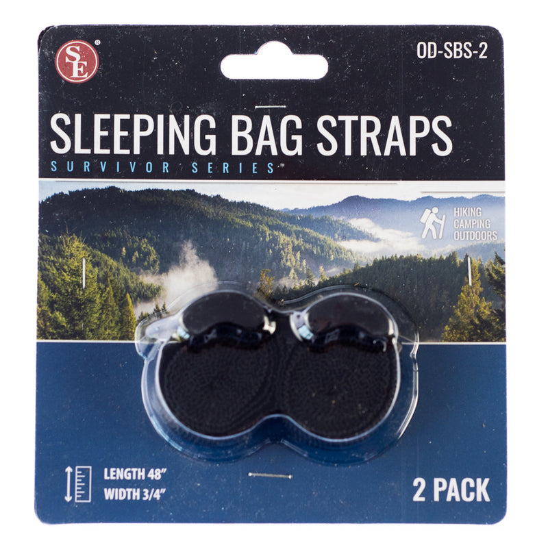 SE OD-SBS-2 2 Pc Sleeping Bag Straps Set