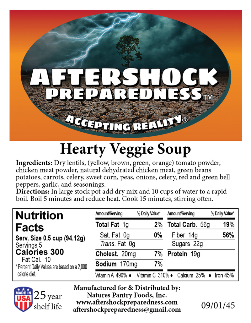 Aftershock 24 Hour Hearty Meal