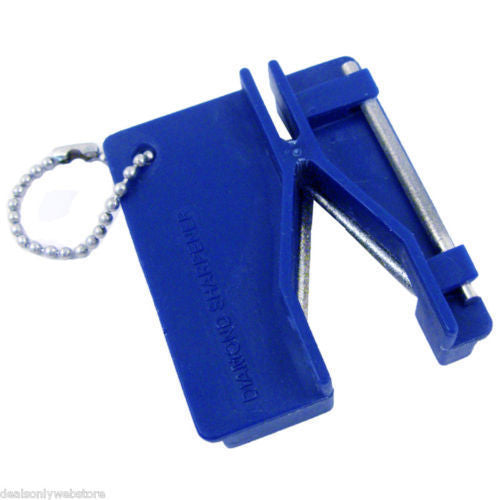 Pocket Diamond Knife & Scissor Sharpener with Key Chain