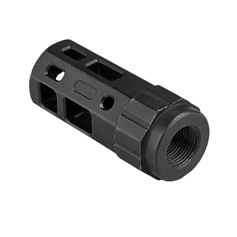 NcSTAR VAMRUPCC9 Muzzle Brake Ruger PC Carbines 9mm with Crush Washer Black