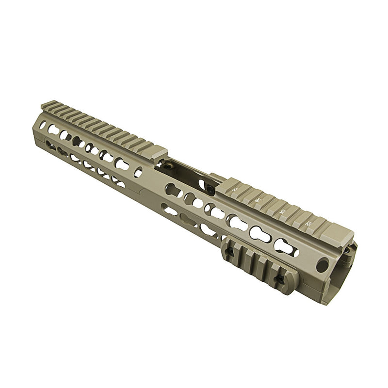 NcStar KeyModÂ® Drop In Handguard - 13"L Carbine Extended Handguard Length - Tan
