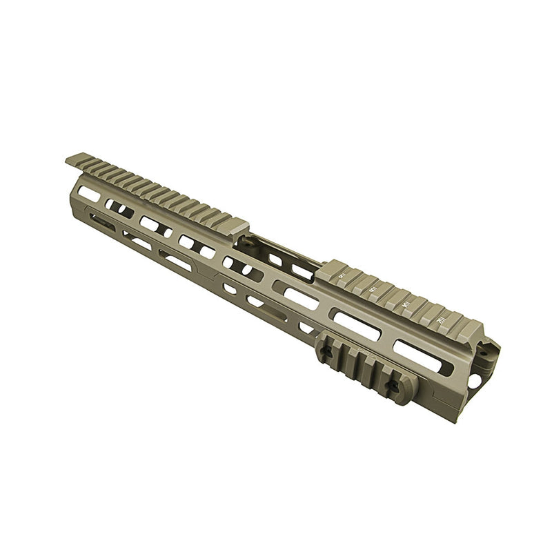 NcStar M-LokÂ® Drop In Handguard - 13.5"L Carbine Extended Handguard Length - Tan
