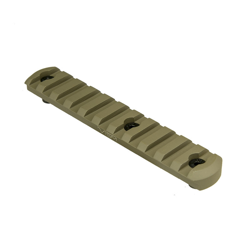 VISM by NcSTAR VMKM6T KeyMod Picatinny Rail - 6 KM Slots Tan