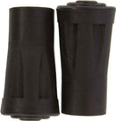 SE WS-2XTIP 2 Piece Metal Reinforced Rubber Tips For Walking Sticks