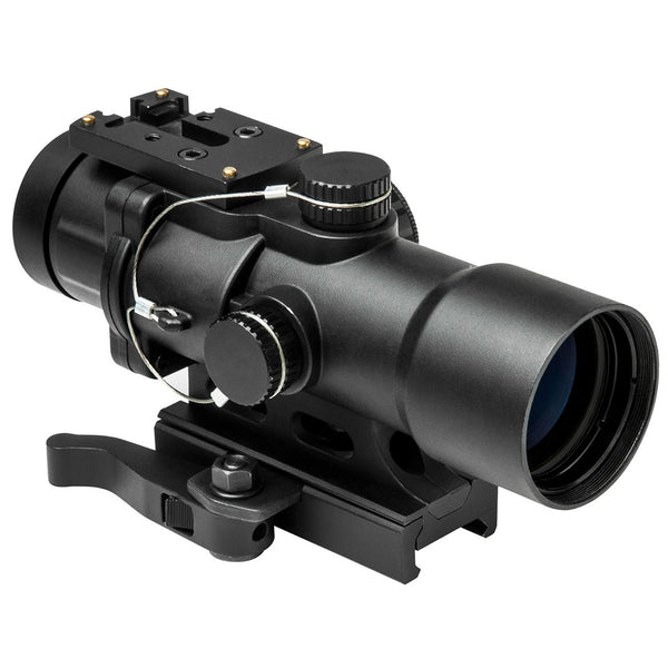 NcSTAR SEECPRQ3532G CPO SCOPE SERIES 3.5X32 COMPACT PRISTMATIC OPTIC/GREEN & BLUE ILL. URBAN TACTICAL RETICLE/GREEN LENS
