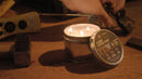 Survival candle 3 Wicks, 36 Total Hours,12 Hours Per Wick, Soy Wax, on the counter